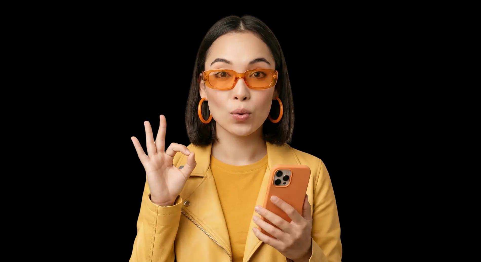 Happy student ready to swap homes